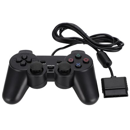 Dual Motor Høy Sensitivitet Kablet Gamepad Kontroller for PS2 Konsoll