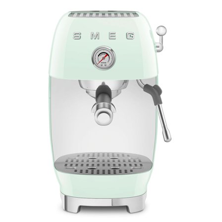 Smeg Manuell espressomaskin med Cold Brew, pastellgrønn