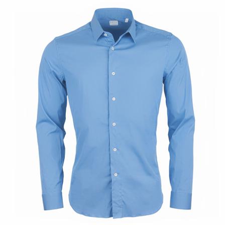 Xacus Shirts Dusty Classic Shirt Blå, Herre Skjorter