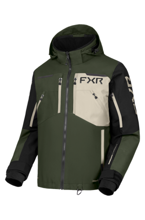 FXR Vertical MTX Lite Snow Jacket 26 Army/Stone M