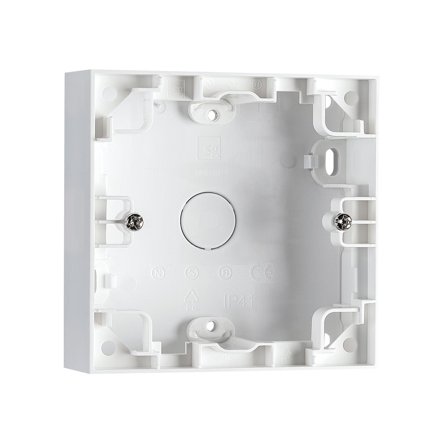 SG Påveggskappe Enkel Hvit