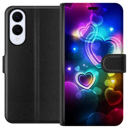 Kompatibelt Lommeboketui til Samsung Samsung Galaxy S25 Edge NeonKjærlighet