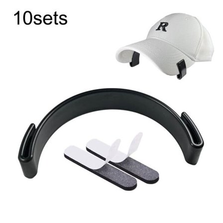 Skärmböjare för keps 10-pack - Svart