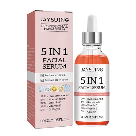 5 In 1 Fade fine linjer Firming Face Serum Moisturizing brightning Vitamin