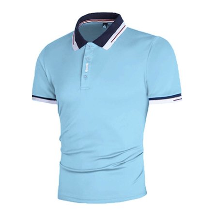 Herrar Mode Golf Polotröjor Kortärmad Casual T-shirt Sport Tennis Tröja Sommar Toppar