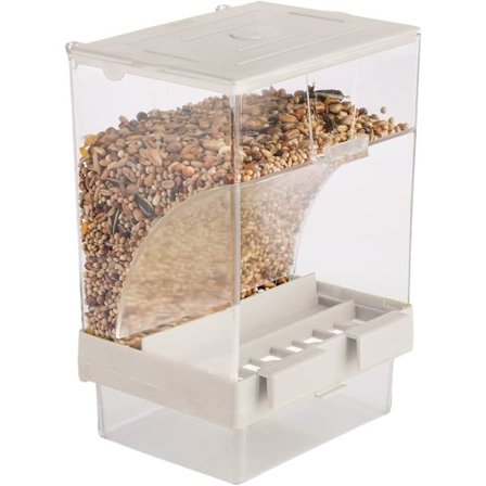 Indendørs/Udendørs Fuglefoderautomat Hvid - farven kan variere