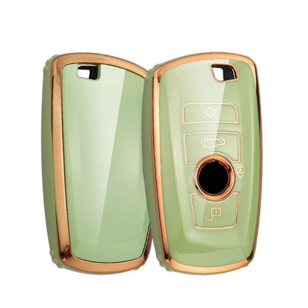 Tpu Gold Edge Design bil för nyckel till case för 320li 3/5/7 Series Gt528
