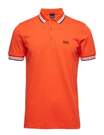 Paddy Polos Short-sleeved Oransje BOSS