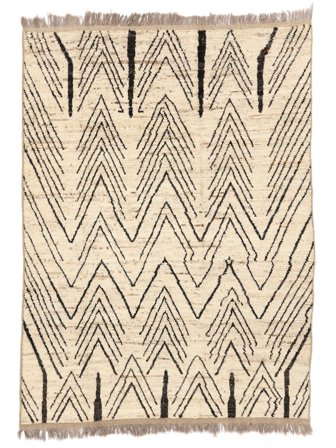 Berber Style Teppe 205X274 Beige/Brun Ull, Afghanistan
