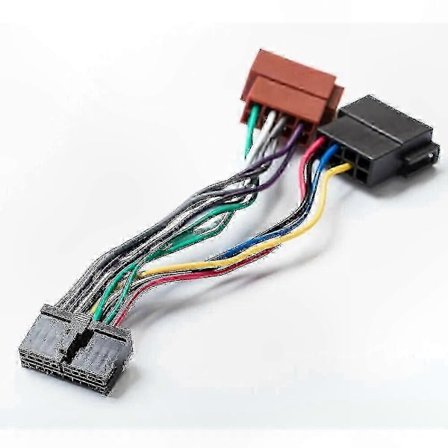 Yleismallinen 20-nastainen ISO-adapterikaapeli autoradioon useille merkeille ja malleille