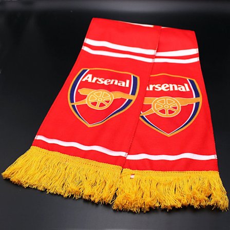 Mub- Fotballfansen plysj skjerf Team emblem halsdekorasjon jublende gavetilbehør