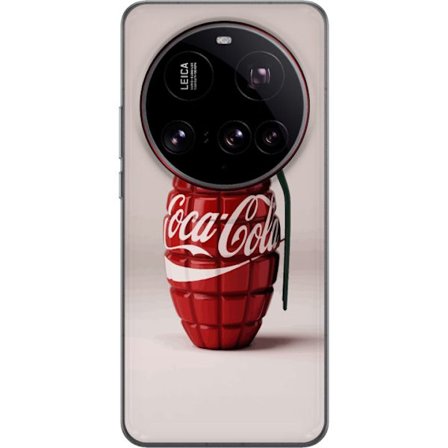Kompatibelt Mobildeksel til Xiaomi Xiaomi 15 Ultra Kunstnerisk illustrasjon av Coca Cola granateple i rødt og grønt, pop art inspirert motiv med lek