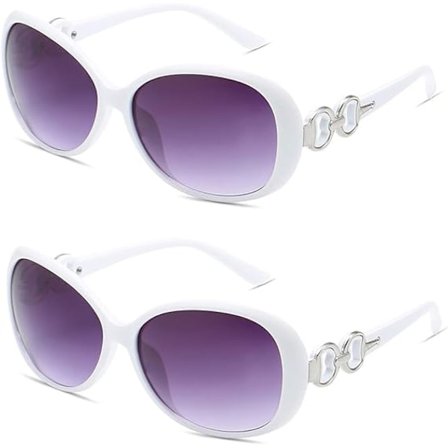 Solglasögon unisex Vintage Stor Ram Ladies Shades UV400 Solglasögon