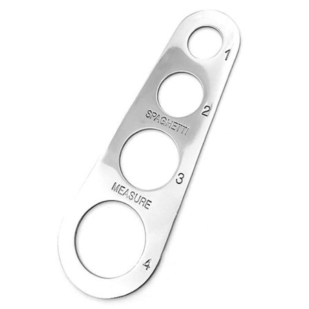 Spaghetti-mål, måler 1, 2, 3 eller 4 portioner til din familie