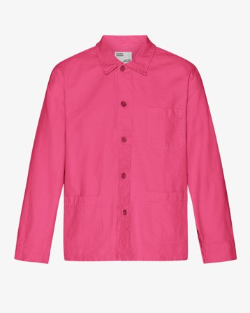 Organic Workwear Jacket - Bubblegum Pink L