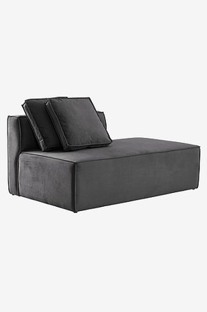 Jotex - Sohvamoduuli - Iso. Selkänoja Oikea + 2 Tyynyä Harmaa Harmaa - BALTIMORE - Osta Sohvat Jotex