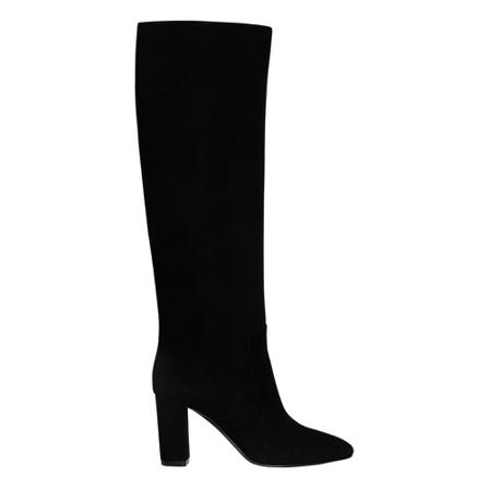 Via Roma 15 Over-knee Laarzen , Zwart , Dames , Maat: 35 EU Hoge & overknee laarzen
