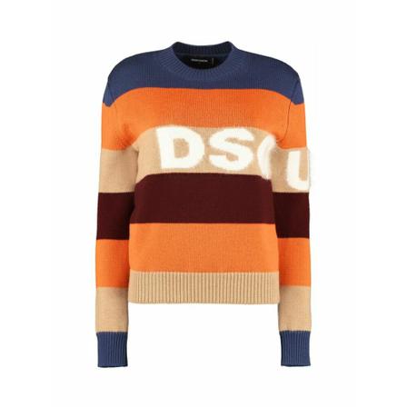 Dsquared2, Knitwear Pomarańczowy, Kobieta, Rozmiar: S