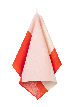 Marimekko Hennika Tea Towel 47x70cm Kökstextil Unisex Röd 47X70