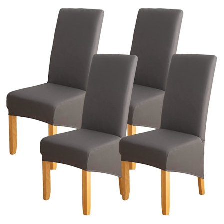 4 stk. Stolebetræk til Spisestole Xl Stolebetræk Høj Ryg Spisestol Betræk Stolebetræk F