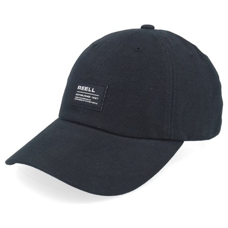 Reell - Zwart unconstructed Cap - Zenith Cap Black Dad Cap @ Hatstore
