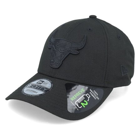 New Era - NBA Schwarz adjustable Cap - Chicago Bulls Repreve Outline 9FORTY Black Adjustable @ Hatstore