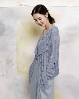 Beskrivning Kofta Blå - Lang Yarns