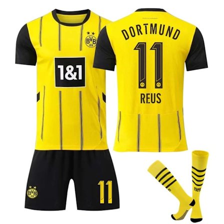 2425 Dortmund hemmafotbollströja set tröja med strumpor