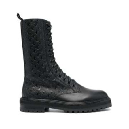 Jimmy Choo, Lace Up Boots Czarny, Kobieta, Rozmiar: 36 EU