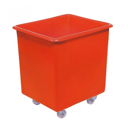 Mobile container truck, 690x620x530 mm, 135 L, red