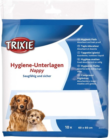 Trixie - Tisselaken valp Housetrainer 60x60cm 10-pakning - Hund - Hundepleie & kosttilskudd - Valpetoalett & hundetoalett - ZOO.no