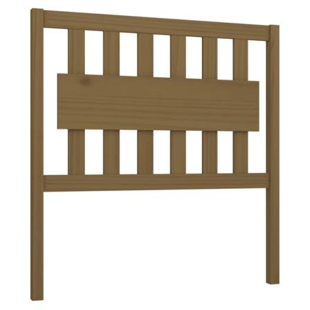 Vidaxl Sänggavel Honungsbrun 95,5x4x100 Cm Massiv Furu Brun