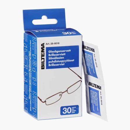 Glasögonservett 30-pack