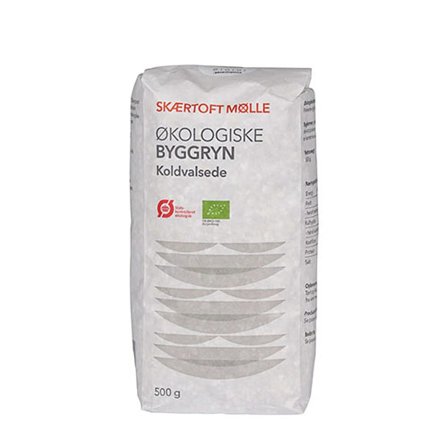 Skærtoft mølle Byggryn valsede Ø 500 g, Helse & Madvarer, Gryn, Flager & Drys, Gryn