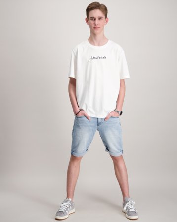 LMTD FINO SS L TOP Hvid T-shirts Dreng - Kids Brand Store