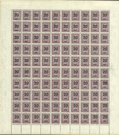 Island - AFA 109 provisorie postfrisk helark