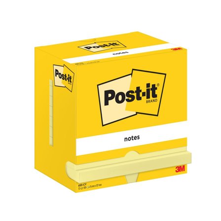 POST-IT Notes 76x127mm gul 12/fp - Lyreco - Kontorsmaterial - Notes och Post-It - Notes - Gula