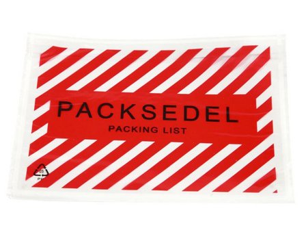 Packsedelskuvert C6 132x175mm Zebramönstrat 1000/fp - Lyreco - Emballage och lagerutrustning - Frakthandlingar - Packsedelkuvert