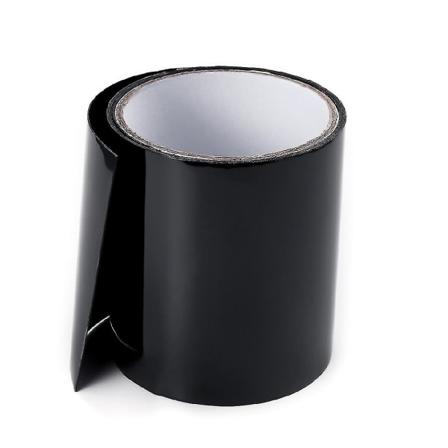 100 cm x 10 cm Super stærk fiber vandtæt tape Stop lækager Forseglingsreparationstape, sort farve