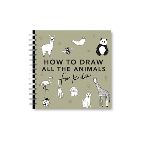 All the Animals: How to Draw Books for Kids with Dogs, Cats, Lions, Dolphins, and More (bok, spiral, eng)