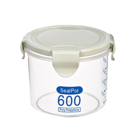 Lufttætte madopbevaringsbeholdere Dåser Plastikopbevaringskasser Stabelbare madopbevaringskasser Køkken Køleskab Opbevaringstanke