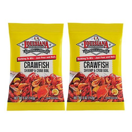 Louisiana Fish Fry Crawfish Shrimp & Crab Boil 2-pakning
