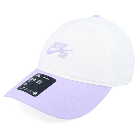 Nike - Weiss unconstructed Cap - Club Cap U Fb Sail/Hydrangeas Dad Cap / Unconstructed @ Hatstore