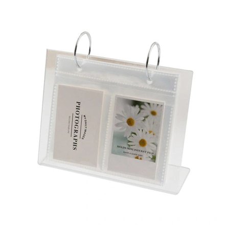 Multifunktionelt Vertikalt Fotoalbum 68 Lommer Skrivebords Portræt Flip Fotoalbum 3 tommer