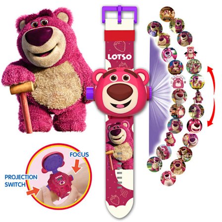 Børneur, Spiderman 24 Superheltefigurer Projektorur