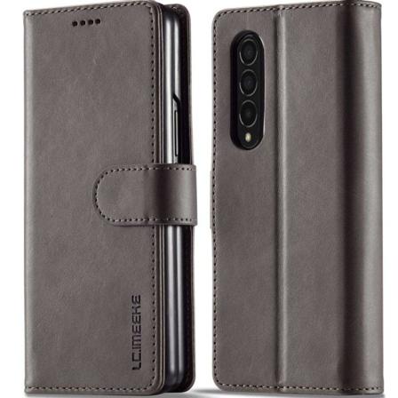 LC.IMEEKE Samsung Galaxy Z Fold4 Läppäkotelo - Tumman Ruskea Brown