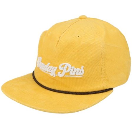 Adidas - Gul snapback Keps - Corduroy Semi Spark Yellow Strapback @ Hatstore