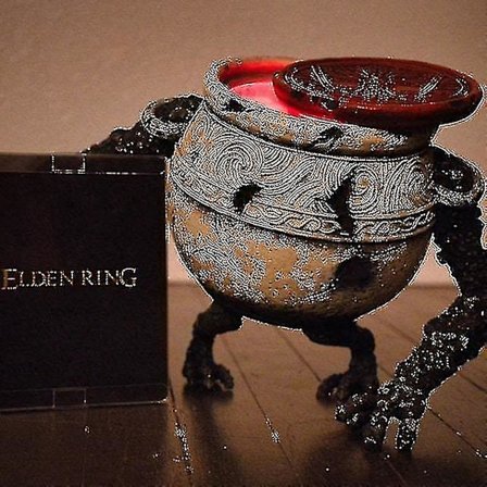 Elden Ring Pot Boy Dekorativ Harpiks Skrivebordsdekorasjon Hjemmehagedekorasjon Farge Flash Innredning