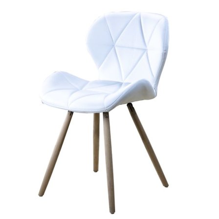 Stockholm Quiltad stol vit