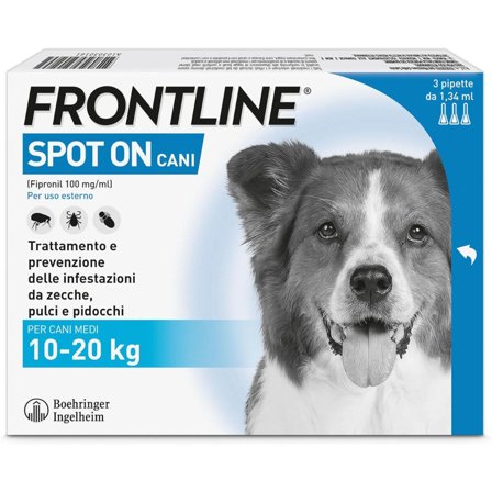 Frontline Spot-On Cani 10-20kg 3 Pipette